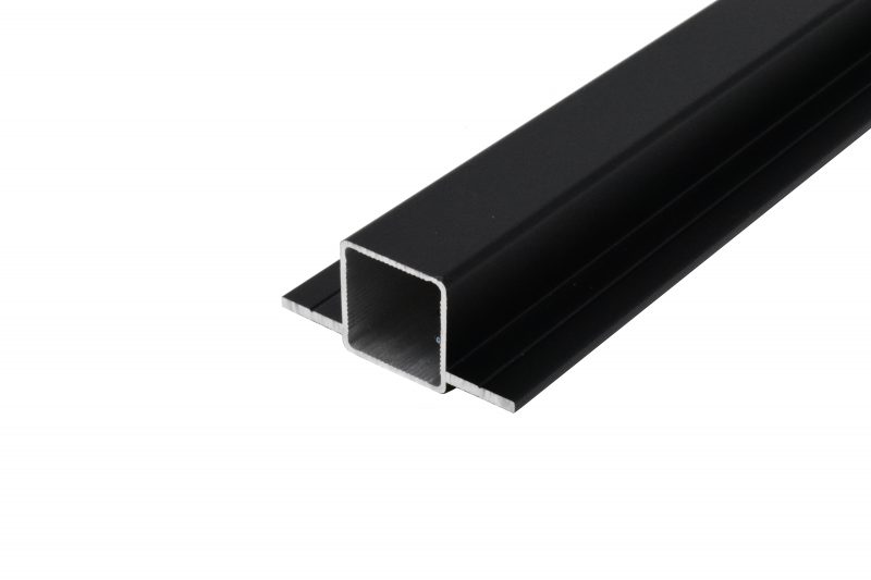 100-140 2-Way Fin Tube in Matte Black for 3/4″ Flush Panel