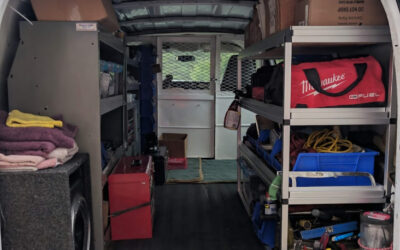 Maximizing Space: Utilizing EZTube for Shelving in Cargo Vans