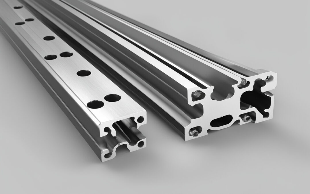 Linear rail extrusions and linear rail guides, 80 t-slot 20 style linear rail extrusions, extruded aluminum profiles, linear rail profiles, t slot style, and extrusions offer precise solutions for linear motion. EZ Tube is the leading global supplier of linear rail and linear guide extruded profiles.