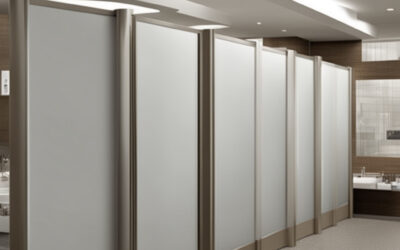 Square tubing for commercial bathroom stall dividers